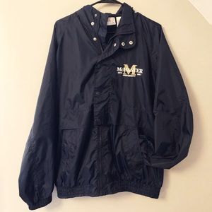 McMaster University rain jacket